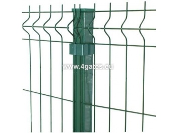 Panel H1530 / Wire 4mm / Galvanized + RAL6005 / Green