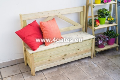 Small Balcony Bench with a Box “Rīga”