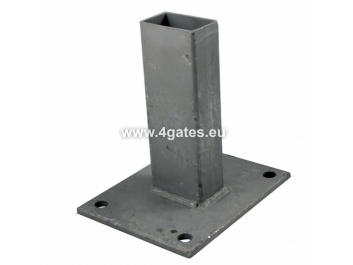 Threaded fixture for square posts 60x40