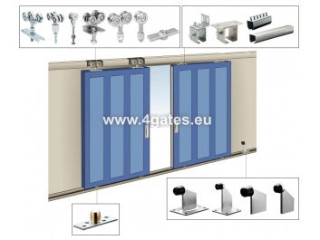 Hanging door system up to 50 kg